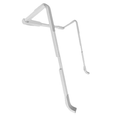 ADOCARN Foldable Aluminum Laptop Stand Portable Desk Mount for Home Office Lightweight Notebook Riser with Enhanced Airflow Compatible with Various Laptop