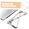 ADOCARN Foldable Aluminum Laptop Stand Portable Desk Mount for Home Office Lightweight Notebook Riser with Enhanced Airflow Compatible with Various Laptop view 2