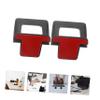 balacoo 2pcs Adjustable Laptop Stand Ergonomic Folding Notebook Holder Portable Computer Riser for Desk Use with Stable Space Saving Design Compatible with Laptops and Keyboards view 4