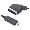 RYEAZIQI 1m HD Converter Scart to HDMI-Compatible 1080P Video Audio Converter Adapter DC 5V Micro USB Cable Accessories for HDTV/DVD view 4