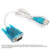 Beufee USB to Serial Adapter, 2Pcs HL 340 DB 9 RS232 Adapter 9 Pin Serial Cable view 2