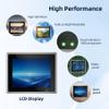 NORQIN 15 inch Industrial Fanless Embedded Panel PC,Capacitive Industrial Touch Screen Panel Computer,IP65 All-in-One Computer,Windows 10 pro,for Automation,Kiosk,Monitoring(J6412,8G+256G) view 3