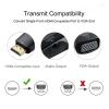 RYEAZIQI HDMI-Compatible to VGA Cable Converter Male to Famale Converter Adapter 3.5 Mm Jack Audio HD 1080P for PC Laptop Tablet(Black) view 4