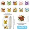 1000 Pcs Flower Butterfly Stickers for Boys Girls. 2 Roll 1 Inch Plant Stickers Bulk .Floral Scrapbook Nature Sticker Packs for Water Bottles Phone Laptop view 2