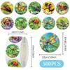1000 Pcs Insect Animals Stickers for Boys Girls 2 Roll 1 Inch Bug Stickers Bulk. Scrapbook Nature Sticker Packs for Water Bottles Phone Case Laptop view 3