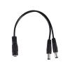 RYEAZIQI 5.5x2.1mm 1 to 2 M/F DC Power Splitter Cable for Security CCTV Camera view 2
