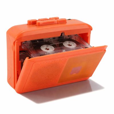 LAISANIM Portable Cassette Player Tape Recorder, Built in Speaker, 3.5mm Headphone Jack, Requires 2 AA Batteries Not Included.