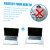 DIYEAH Acrylic Computer Monitor Riser Stand Stable Desk Organizer for Laptop and Screen Small Transparent Desktop Riser with Keyboard Storage Ergonomic Eye Level Height for Office and view 4