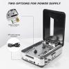 ciciglow Portable Cassette Player, Cassette Tape to MP3 Converter Built in Speaker with 3.5mm Earphone Jack for Laptop PC CD Burner, Clear Sound Quality view 4