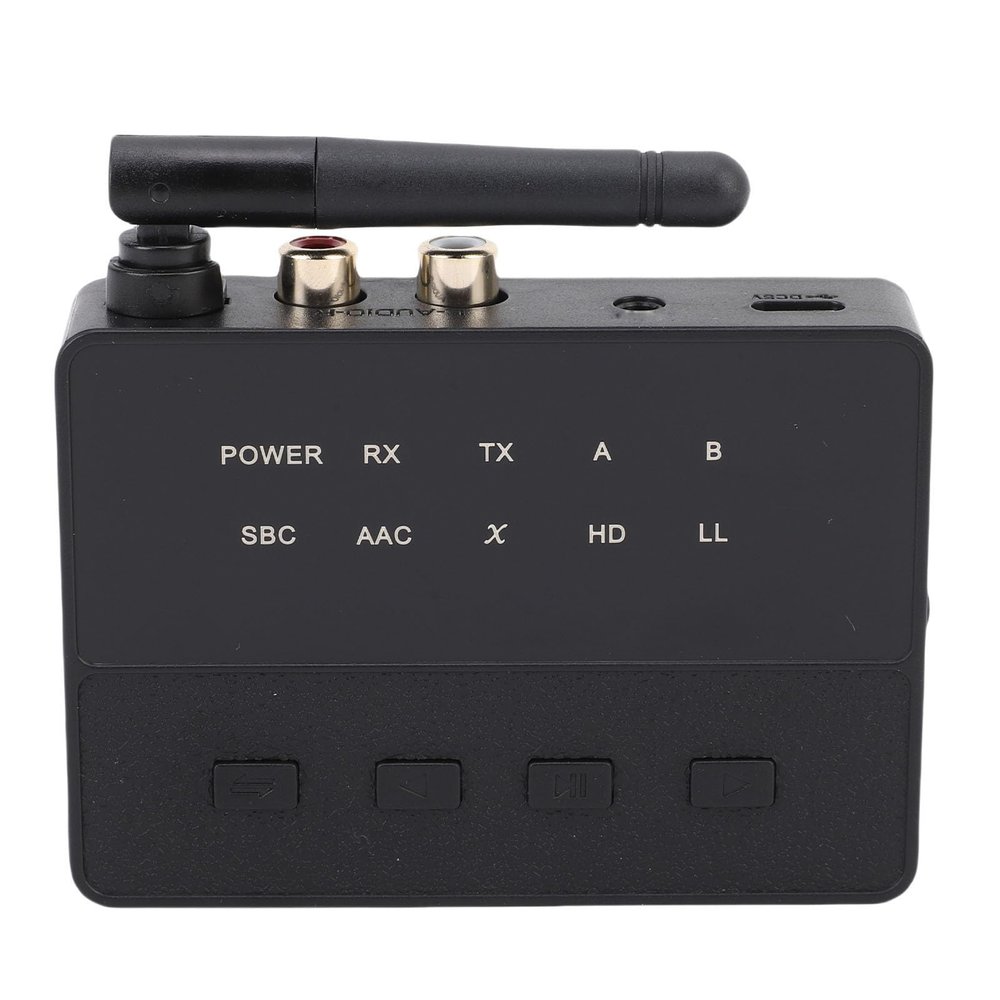 GOWENIC Transmitter and Receiver, 2 in 1 Wireless Audio Adapter with LCD Display Type C 3.5mm AUX Input Output for TV Speaker Headphone Car Stereo PC