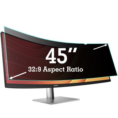 45 Inch Privacy Screen Filter for 32:9 Curved Ultrawide Gaming Monitor | Privacy Shield | Anti Glare | Anti-Blue Light | Eye Protection | Anti Spy | Computer Security Private Filter Protector