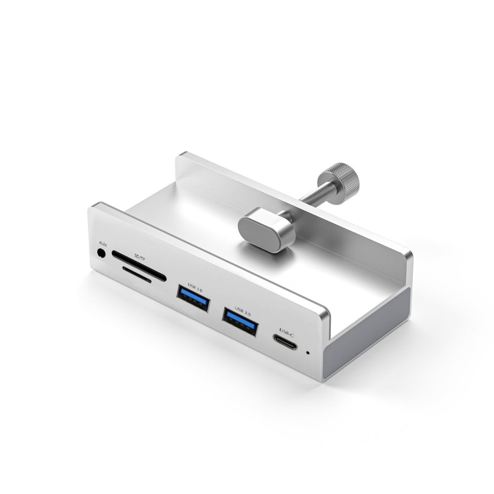 6 In 1 USB3.0 Adapter USB Clip On Docking Station USB3.0 Multiport Splitter 5Gbps High Speed For PC Laptop Desktop USB Extender