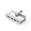 6 In 1 USB3.0 Adapter USB Clip On Docking Station USB3.0 Multiport Splitter 5Gbps High Speed For PC Laptop Desktop USB Extender view 1