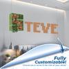 AdesiivoStudio Custom Pixel Name Wall Decal - Personalized Gaming Style Bedroom Decor for Kids - Block-Themed Vinyl Sticker for Boys or Girls Room - Peel and Stick Playroom Wall Art with Name Design view 3