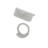 Buffr Smart Ring Protector  Silicone Ring Guards Compatible with Oura, Superhuman, RingConn & More Bands  Slim Fit, Sensor-Friendly Smart Ring Cover for Workout, Work & Daily Wear (Grey, Size 13) view 1