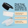 Buffr Smart Ring Protector  Silicone Ring Guards Compatible with Oura, Superhuman, RingConn & More Bands  Slim Fit, Sensor-Friendly Smart Ring Cover for Workout, Work & Daily Wear (Grey, Size 13) view 2