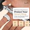 Buffr Smart Ring Protector  Silicone Ring Guards Compatible with Oura, Superhuman, RingConn & More Bands  Slim Fit, Sensor-Friendly Smart Ring Cover for Workout, Work & Daily Wear (Grey, Size 13) view 3