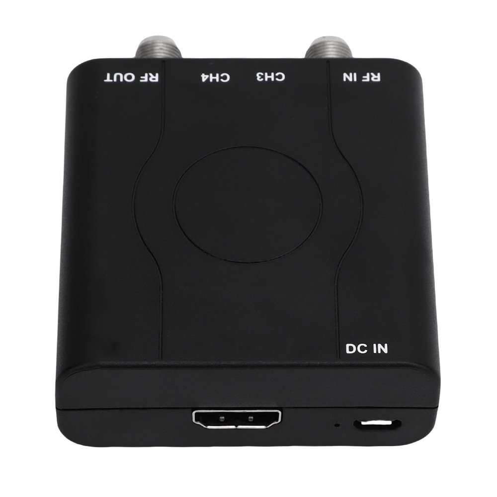 ASHATA HDMI RF Modulator Coax Converter, HDMI Modulator HDM61 1080P PAL Control Converter for NTSC Format Output Home TV Game Console