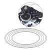 jiingekk 70-100mm Folded Length Square Rubber Belts For Disc Recorders And Portable Players 1.2mm Width Player Belt 20pcs Replacement Belts view 2