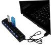 COSMEVIVI Port USB Hub with Off and Protection High Speed Multi Charger Adapter for Laptop PC Black Supports Mbps Data Transfer view 4