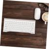 Angoily Acrylic Keyboard Stand for Desk with Black Non Slip Strip Transparent Keyboard Riser Holder for Computer Accessories Easy Assembly and Multi Purpose Display Platform view 2