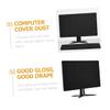 BRIGHTFUFU Stretch Cotton Computer Dust Cover Elastic Monitor Protector for Screens Soft Thin Fabric Case for Home Office Dust Prevention and Heat Dissipation view 3