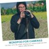 IWOWHERO Lightweight Aluminum Alloy Travel Monopod for Cameras Telescopic Pole Stand Compatible with DSLR Camcorder and Video Cameras Compact Portable Photography Accessory for Outdoor Use view 3