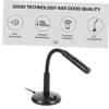 KALLORY USB Computer Microphone with Base High Sensitivity Lightweight Portable Mic for Laptop Chat Streaming Recording view 4