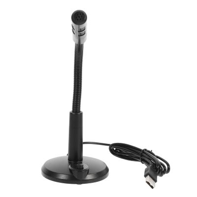 CIYODO USB Laptop Microphone with Sound and Noise Reduction Live Streaming Mic with Power Indicator Light Compact Computer Accessory for Gaming Voice Chat and Recording