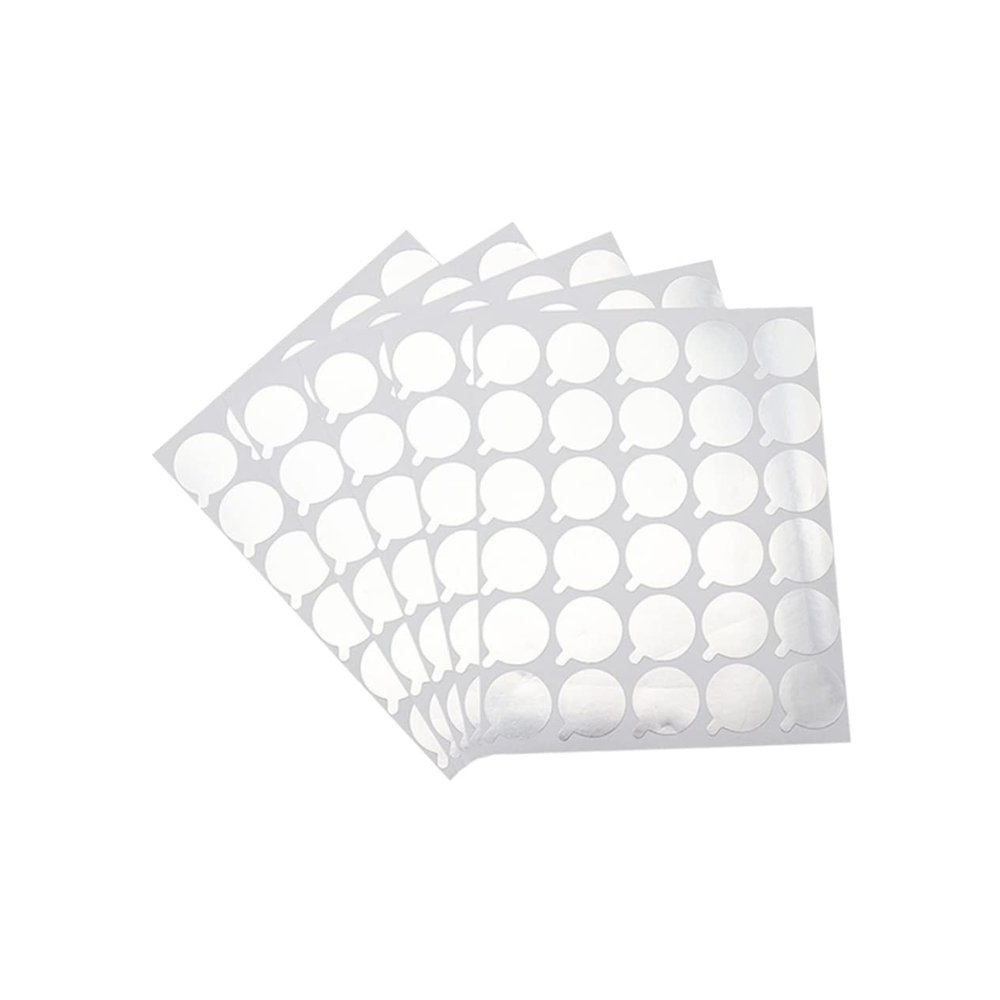 300pcs Oval Eyelash Glue Stickers Aluminum Foil Adhesive Pads