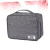 DIYEAH Travel Storage Bag Kit for Electronics Scratch Resistant Digital Organizer Case with Detachable Compartments Lightweight Portable Pouch for Cables Power Banks Tablets and Gadgets view 4