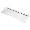 CATIEBYE Acrylic Keyboard Riser Stand with Slip Strip Curved Edge Transparent Desk Accessory for Ergonomic Typing Sturdy Computer Keyboard Holder for view 1