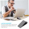 BRIGHTFUFU 2Pcs Adjustable Laptop Stand Black Grey Mini Radiator Cooling Shelf Ergonomic Computer Riser for Desk with Silicone Non Slip Base Compatible for Portable Use view 3