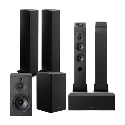 Sony Complete 7 Speaker System- SSCS3M2 (2), SSCS5M2 (Pair), SSCS8M2, SSCSEM2 (Pair)