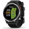 Garmin 010-03009-01 Approach S44 GPS Golf Smartwatch, Silver Aluminum Bezel with Twilight Band Bundle with 2 YR CPS Enhanced Protection Pack view 2