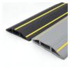 Floor Cable Cover PVC Anti-Extrusion Cord Protector Self-Adhesive Power Cable Protector Cable Cover Hider Covers Wire Organizer(Gray D20) view 1