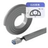 Floor Cable Cover PVC Anti-Extrusion Cord Protector Self-Adhesive Power Cable Protector Cable Cover Hider Covers Wire Organizer(Gray D20) view 2