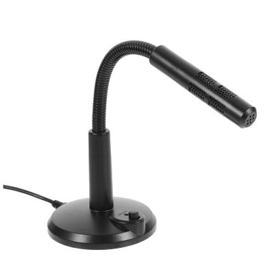 IWOWHERO Angle USB Desktop Microphone with Power Indicator Light Compact Wired Condenser Mic for Streaming Voice Chat and Meetings Versatile Mic with Base Compatible with Multiple Audio