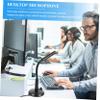 IWOWHERO Angle USB Desktop Microphone with Power Indicator Light Compact Wired Condenser Mic for Streaming Voice Chat and Meetings Versatile Mic with Base Compatible with Multiple Audio view 2