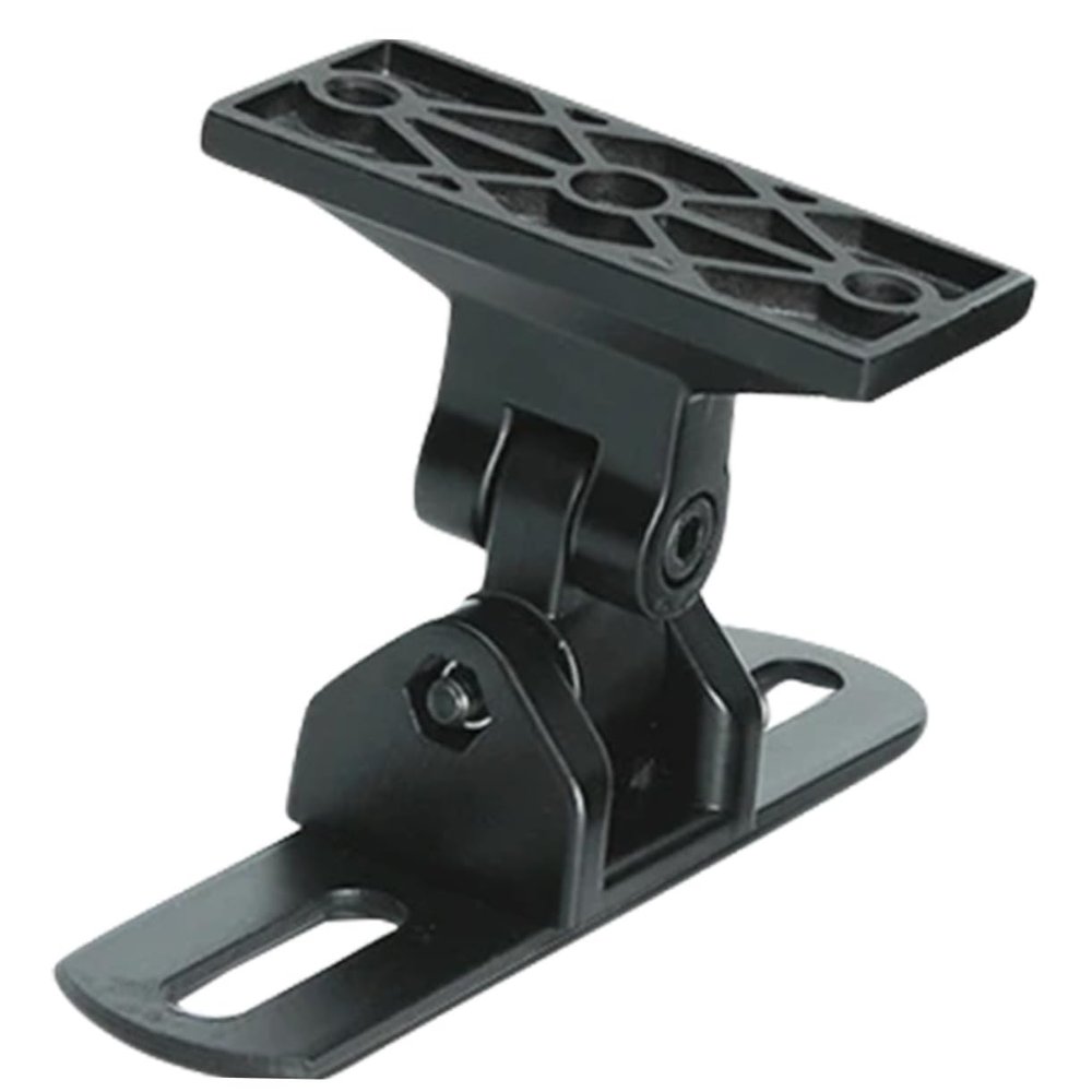 Angoily Adjustable Wall Mount Speaker Stand Zinc Alloy Center Speaker Bracket with Rotation Pitch for Surround Sound Bookshelf Space Saving Design