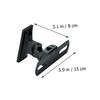 Angoily Adjustable Wall Mount Speaker Stand Zinc Alloy Center Speaker Bracket with Rotation Pitch for Surround Sound Bookshelf Space Saving Design view 2