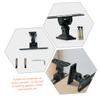 Angoily Adjustable Wall Mount Speaker Stand Zinc Alloy Center Speaker Bracket with Rotation Pitch for Surround Sound Bookshelf Space Saving Design view 4