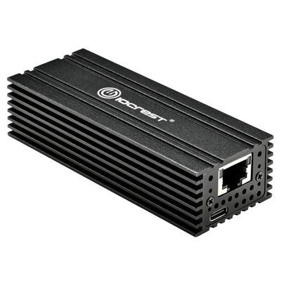 USB 4.0 Type-C 10G Ethernet Adapter, for High-Speed Network Connections, RJ45 Port Supports 10Gb/s, 5Gb/s, 2.5Gb/s, 1Gb/s and 100Mb/s Base-T
