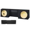 13" Dual Sealed JL TW5 sub Box, fits 2007-2024 Sierra Regular-cab Speaker Box subwoofer Enclosure Stereo car Audio Home Audio view 1