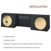 13" Dual Sealed JL TW5 sub Box, fits 2007-2024 Sierra Regular-cab Speaker Box subwoofer Enclosure Stereo car Audio Home Audio view 3