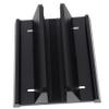 EXHUMKY Adjustable Laptop Stand Vertical Desktop Rack Holder for Laptop Tablet Phone Space Saving Ergonomic Design for Home Office Study Abs Material Black view 1