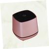 Angoily Portable USB Powered Desktop Speaker Rose Gold Small Wired Computer Speaker with Bass Sound Compact Stereo Mini Music Player for Laptop Use view 4