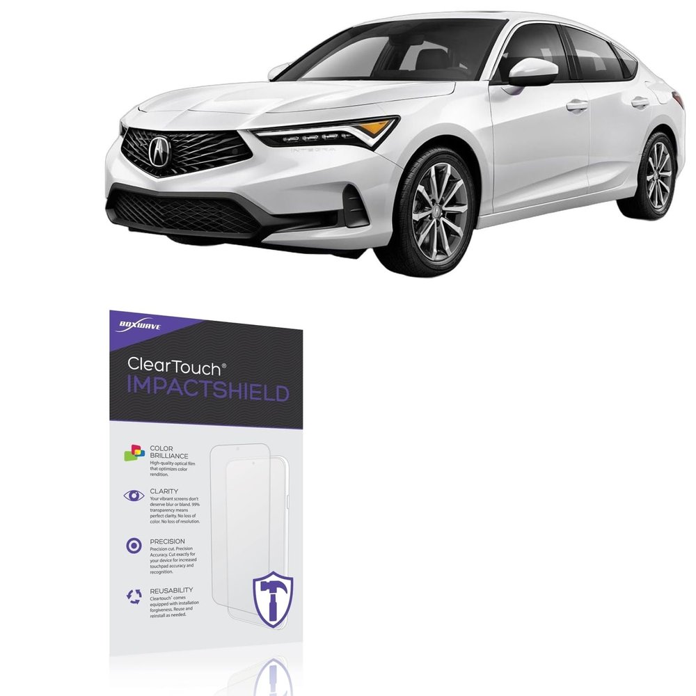 BoxWave Screen Protector Compatible With Acura 2026 Integra Display (9 in) - ClearTouch ImpactShield (2-Pack), Impenetrable Screen Protector Flexible Film