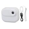 Diydeg Mini Body Camera, 12MP 1080P HD Water Proof Magnetic Wearable Small Action Camera with 0.96 Inch Screen, Easy Recording Wide Field Thumb Camera for Cycling Travel Pet Walking (White) view 1