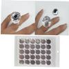 300Pcs Eyelash Glue Stickers Aluminum Foil Adhesive Gaskets view 4